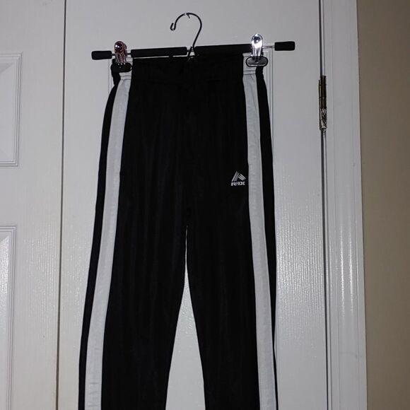 RBX black drawstring fleece lined cuffed sweatpants Sz S (8) NWOT - Picture 3 of 7